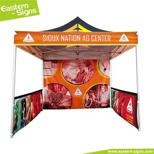 Handel Tonen Economictent Aluminium Aangepaste Promotionele Evenement Reclame Logo Gevouwen Gazebo Marquee Luifel Pop Up Tent