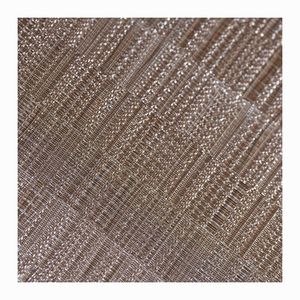 Matériau de <span class=keywords><strong>surface</strong></span> murale tissé métallique décoratif, créé pour une architecture intérieure raffinée et une conception spatiale - Product Image 1