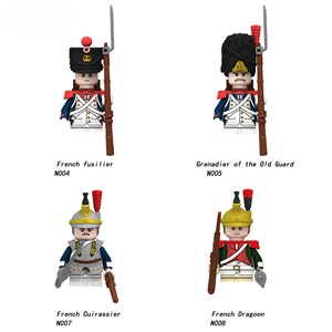 Mini Blocchi da Costruzione Militari, Giocattolo con Figurine di Cavalleria N031-44, Parti di Assemblaggio a Piccole Dimensioni - Product Image 3