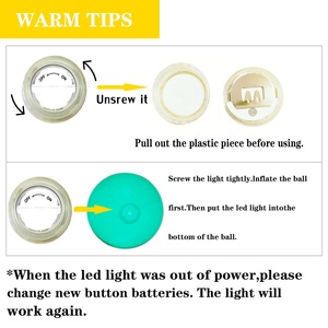 Lumière de scène de fête de 40Cm, sphère publicitaire, ballon gonflable, piscine, éclairage de boule Led - Product Image 5