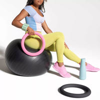 Kit de fitness personnalisé avec logo : ballon de yoga écologique et durable, anneau de Pilates, poids de cheville en silicone, bande d'étirement pour Pilates
