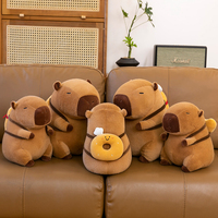 Vente chaude de haute qualité Capybara doux poupée sac à dos eau cochon d'inde en peluche mignon gros Capybara