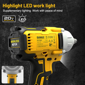 <span class=keywords><strong>Llave</strong></span> <span class=keywords><strong>de</strong></span> <span class=keywords><strong>Impacto</strong></span> Dewei DCF892 <span class=keywords><strong>de</strong></span> <span class=keywords><strong>1</strong></span>/<span class=keywords><strong>2</strong></span> Pulgada, Sin Escobillas, con Alto Torque, para Uso Automotriz y en Construcción - Product Image 3