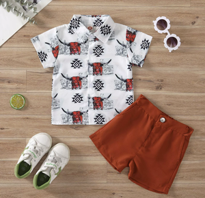 Ensemble de 2 pièces pour bébé garçon, <span class=keywords><strong>chemise</strong></span> à nœud papillon et jean, motif rayé, style chinois, coque souple pour les saisons d'automne - Product Image 6
