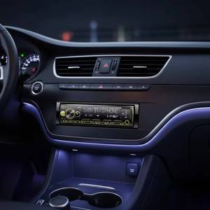 Mp3 Player <b>with</b> LCD Screen 1 Din Universal Audio 2USB BT APP <b>Control</b> Radio Car Black Box - Product Image 4