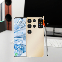 Téléphone mobile débloqué 5G CDMA personnalisé S24 Ultra, écran 6,8 pouces 120 Hz, 16 Go + 1 To, Android 13, double SIM, batterie 7000 mAh