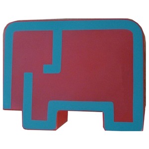 Standing <b>Elephant</b> Shaped High Resilience Plastic Toy Desk <b>Decoration</b> Prop - Product Image 1