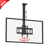 Soporte giratorio de elevación de Control remoto eléctrico para TV de techo para TV de 32-57 "soporte de pared de montaje en altura ajustable motorizado