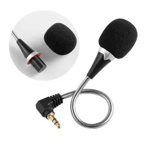 Mini Portable 3.5mm Jack Flexible Microphone Mic for Mobile Phone PC Laptop Notebook