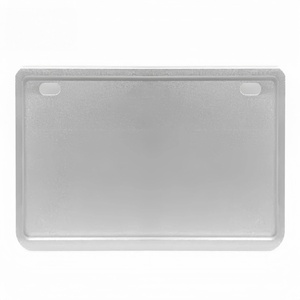 Motorcycle Accessories Universal Double-Layer Motorcycle License Plate Frame, Aluminum Alloy with Carbon Fiber Texture - Product Image 6