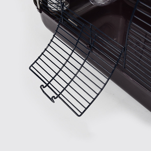 Commercio all'ingrosso di lusso di alta qualità portatile in plastica PP rete metallica in cristallo cavia furetto criceto gabbie con accessori - Product Image 5