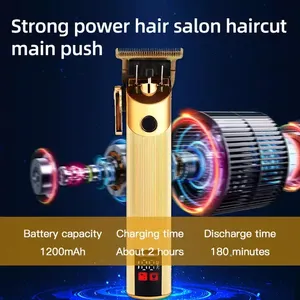 T9 חשמלי שיער קליפר נטענת מכונת גילוח חשמלי זקן בארבר שיער חיתוך מכונת עבור גברים שיער לחתוך