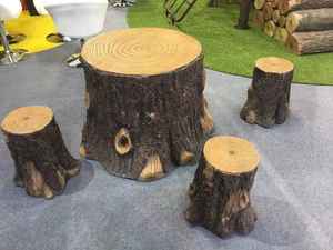 طاولة خرسانية طاولات حدائق خارجية ومقاعد للحدائق ، طاولات وكراسي بلاستيكية - Product Image 6