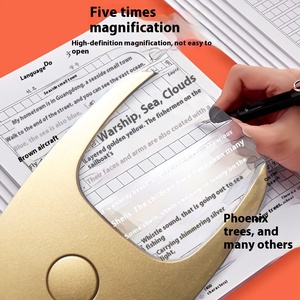 यूएसबी चार्जिंग लाइट एब्स + pmma लेंस 5 मिमी पोर्टेबल पुराने आदमी मैनुअल रीडिंग टूल - Product Image 3