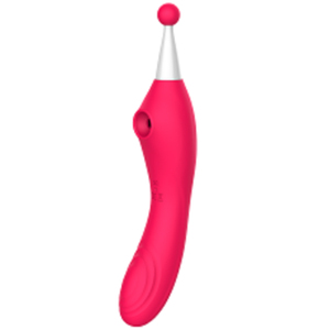 Bâton de massage vibrant à double tête, stimulation du <span class=keywords><strong>point</strong></span> <span class=keywords><strong>G</strong></span> clitoridien, silencieux, portable, pour la masturbation féminine - Product Image 1