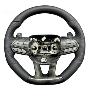 Volante de Cuero Personalizado de Italia con Detalles en Carbono para Grand Cherokee, Charger, Challenger, Durango, Chrysler 300, SRT, <span class=keywords><strong>SRT8</strong></span>, Trackhawk - Product Image 2