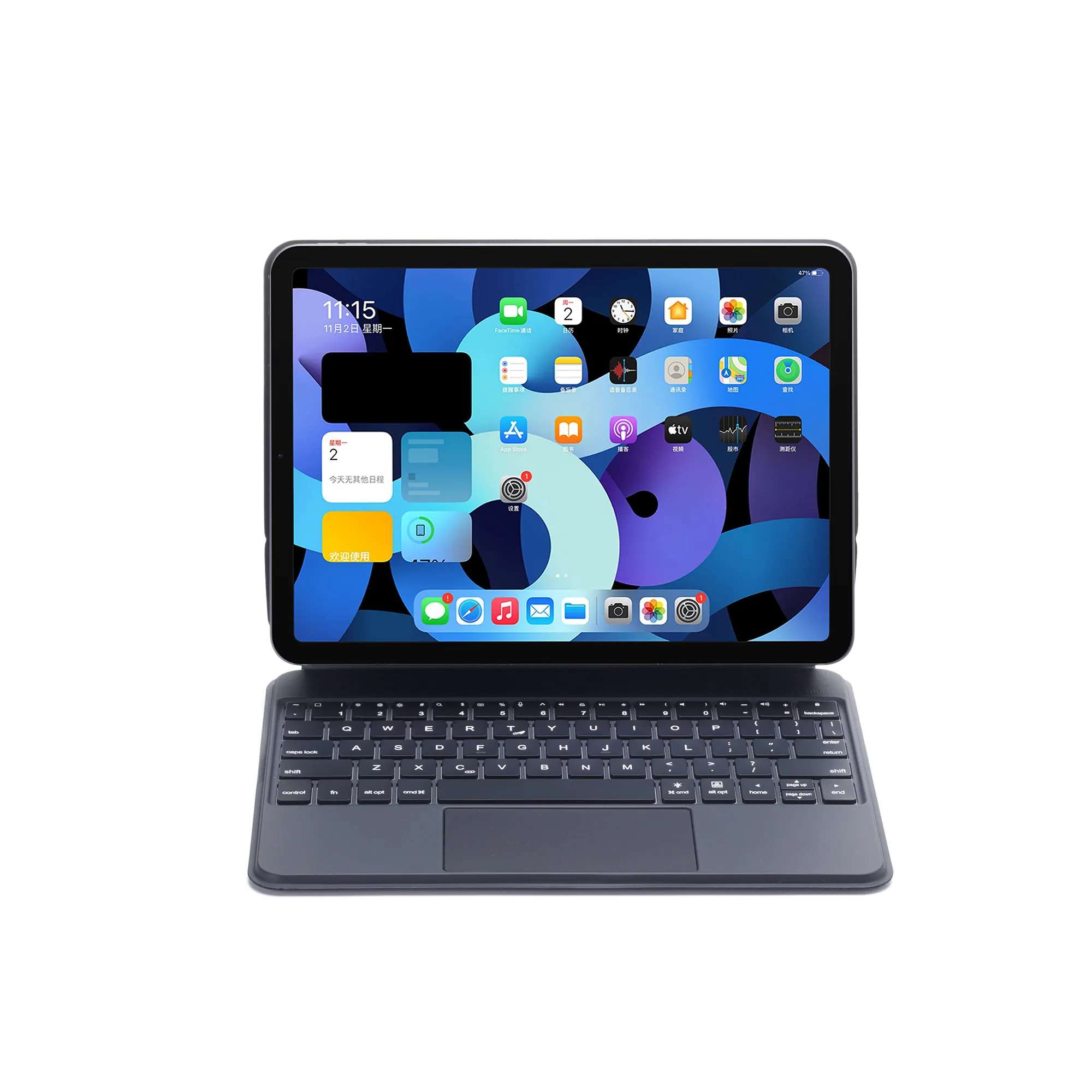 Magic Keyboard für Apple iPad Pro 11 Zoll 3. 2. Pro 12,9 "5. Luft 4. Magnetic Track pad Hintergrund beleuchtete Smart Keyboards Cover Case