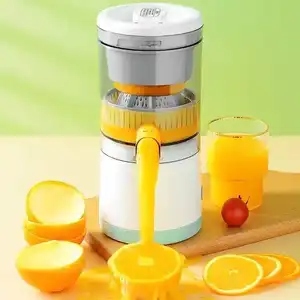 Hot Seale Portable Mini Electric Orange Squeezer Máquina de jugo de fruta Suplemento de alimentos para bebés Licuadora
