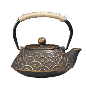 <span class=keywords><strong>Teiera</strong></span> in Ghisa Stile Japandi 800ml Tetsubin Giapponese con Infusore Interno Smaltato Resistente al Calore <span class=keywords><strong>per</strong></span> Piano Cottura - Product Image 1