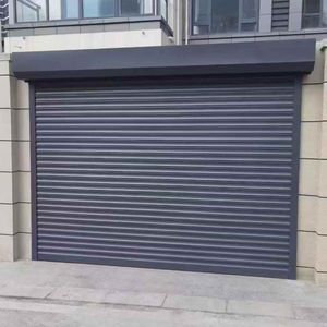 <span class=keywords><strong>Porte</strong></span> de garage <span class=keywords><strong>sectionnelle</strong></span> automatique en aluminium noir à bas <span class=keywords><strong>prix</strong></span>, avec vitrage - Product Image 6