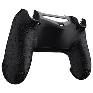 Coque inférieure de remplacement noire texturée EXtremeRate version Type-C compatible avec les manettes PS4 modèles JDM-040/050/055 - Product Image 2