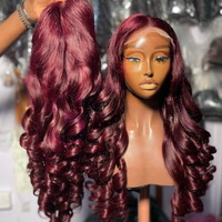 Perruques Full Lace Front 13x4 13x6 Ondulées, Grade 12A, Cheveux Humains Brésiliens, Dentelle HD Fine, Perruque Frontale Transparente