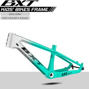 BXT T1000 Carbon MTB <b>Frame</b> Fit with Quick Release 135x9mm/Thru-Axle 142x12mm 20er/24er 2.25Tire - Product Image 3