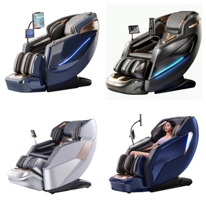 Fauteuil de <span class=keywords><strong>massage</strong></span> R10 à double tige de poussée, vente en gros usine, <span class=keywords><strong>massage</strong></span> corporel complet 4D à double cœur, recharge sans fil, avec <span class=keywords><strong>massage</strong></span> des pieds 2026 - Product Image 5