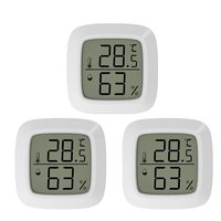 Thermomètre et hygromètre électroniques numériques pour mesurer la température et l'humidité pour une utilisation en intérieur ou en extérieur