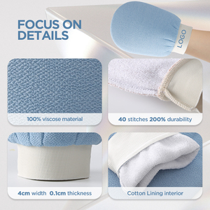 <span class=keywords><strong>Gants</strong></span> de douche épais doux gant exfoliant gant de gommage nettoyage en profondeur gommage corporel <span class=keywords><strong>gants</strong></span> exfoliants uniformisent la texture de la peau - Product Image 4
