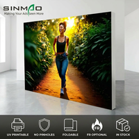 Tissu textile rétroéclairé haute résistance 180 g/m² pour caisson lumineux grand format, rouleau de tissu tissé à résistance à la déchirure garantie