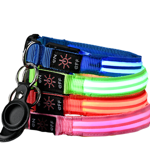 Nuevo Collar de perro Led para mascotas Impermeable USB Recargable Nylon Intermitente Light <span class=keywords><strong>Up</strong></span> Led Collar de perro - Product Image 2