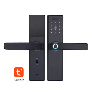 Serrure de porte intelligente NFC de haute qualité avec empreinte digitale, serrure d'hôtel Wi-Fi avec fonction antivol, fabriquée en alliage d'aluminium - Product Image 2