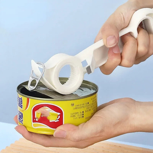 Ouvre-bouteille 4-en-1 multifonctionnel en gros pour bière, boissons, bocaux et canettes – Tire-bouchon en plastique, gadgets de bar et outils de cuisine - Product Image 1