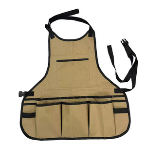 Multifunctional Tool <b>Apron</b> Khaki Work Suit Garden Tools Adult Solid Color Antifouling - Product Image 3