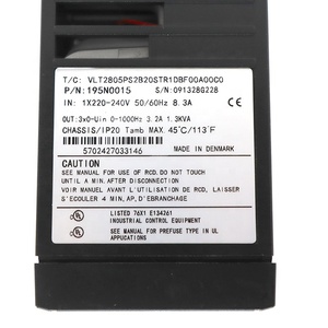 Convertidor de Frecuencia Original 195N0015 VLT2805PS2B20STR1VLT, Variador de Frecuencia, Accionamiento Variable, Automatización Industrial - Product Image 1