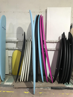Planche de surf en mousse EPS haute densité IXPE, dessus souple, durable, imperméable, laminage thermique, fond en HDPE