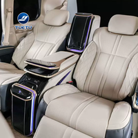 Sièges de capitaine électriques inclinables (lot de 2) avec repose-jambes, table pliante, ventilation et chauffage pour Lexus LX570 - Pièces intérieures de voiture