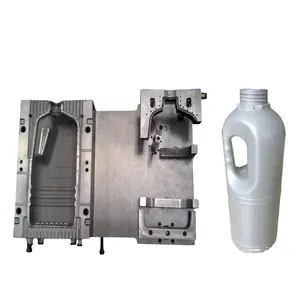 1 litre plastic blow mold with Deflasher System for Plastic Bottle