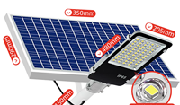Las Mejores Luces Solares para Carreteras de 300W-1000W, Luces Exteriores de Película Delgada, Alimentadas por Batería de 6000mWH, Clasificación IP65, Control Remoto, Certificación CE, Regulables