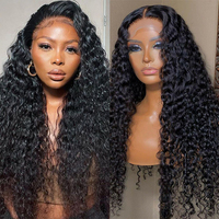 Perruque humaine pas chère 360 Full Lace, Perruque humaine frontale en dentelle 100% non transformée 360, Perruque de cheveux à cuticules alignées Perruque de cheveux humains Full Lace