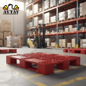 Aytav Model 303408 <b>Plastic</b> Double Faced Slip <b>Sheet</b> Forklift 80x120x15cm 4-Way Entry 1000kg Capacity Easy Transport High Quality - Product Image 3