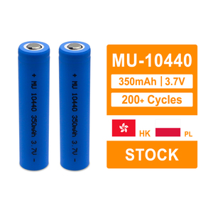 โรงงานผลิตแบตเตอรี่ลิเธียมไอออน 10440 3.7V 320mAh แบบชาร์จได้ ขนาด AAA ประสิทธิภาพเสถียร - Product Image 1
