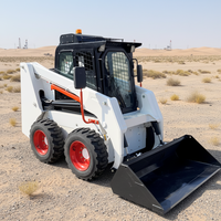 Mini Caricatore Diesel Compatto 4WD con Caricatore Frontale Idraulico per Agricoltura e Costruzioni
