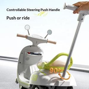 Nouvelle Moto Électrique pour Enfants avec Musique et Lumières, Vélo en Plastique à Batterie pour 1-3 Ans, Siège Arrière à Trois Roues Rechargeable - Product Image 3