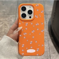 Rose Floral Printemps Mignon Ins Fleur Téléphone étui pour iphone 15 16 Pro Max 13 14 12 11 3D Protecteur Shell Fundas pour Iphone15