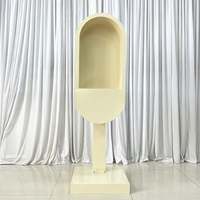 Cabina Telefónica de Hierro de Estilo Moderno Directo de Fábrica, Decoración para Bodas y Fiestas