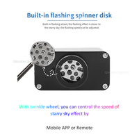 Moteur d'éclairage LED à fibres optiques en aluminium 16W Mini Twinkle, fibres de 1,0 mm, contrôle par application mobile, garantie de 3 ans pour éclairage de voiture Starlight