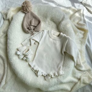 शरद ऋतु सर्दियों की बुटीक शिशु को बुना हुआ चूकी स्वेटर रोपर लंबे आस्तीन बच्चे के बुना हुआ स्वेटर रोमांस - Product Image 5