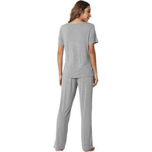 Ensemble de pyjamas pour femmes personnalisés, 2 pièces, haut doux avec pantalon long, vêtements de nuit légers, vêtements de détente, tailles S à XXL - Product Image 5